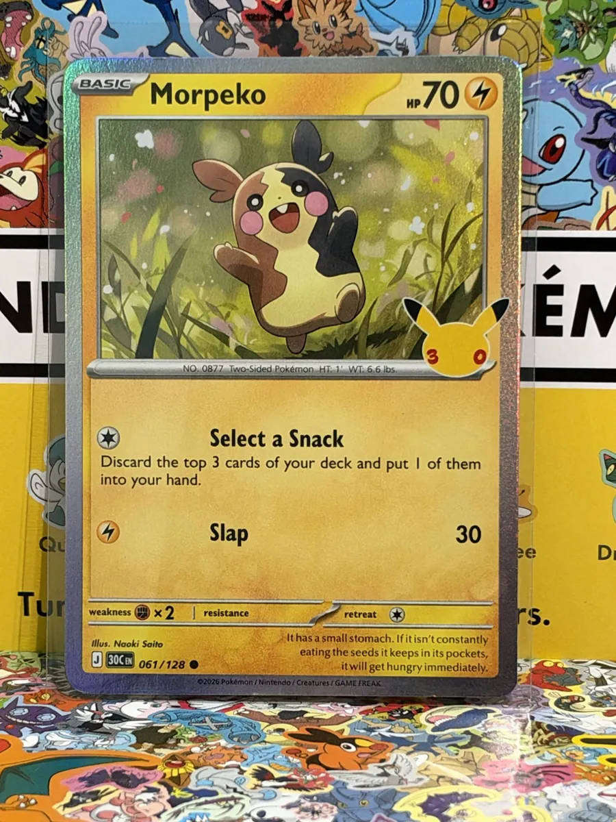 Pokémon Morpeko 061/128 - 30th Celebration set