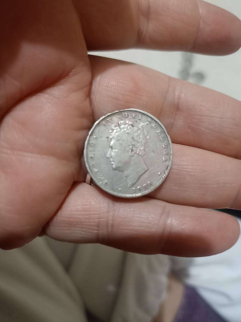 1826 Great Britain George IV Shilling - V