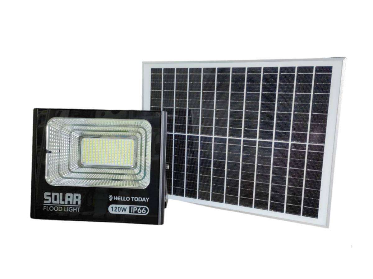 Hello Today 120W Solar Flood Light