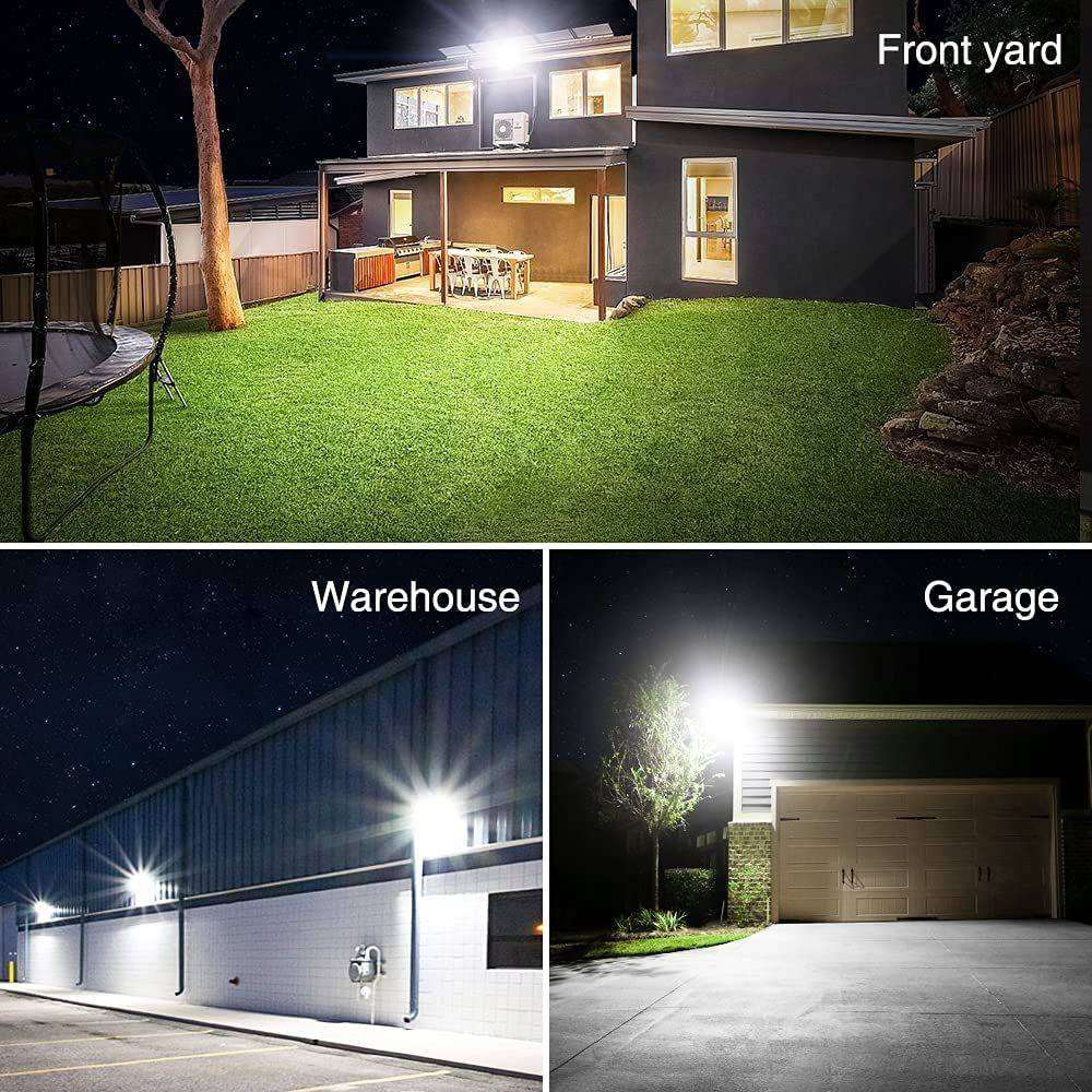 4 Pack 20W Wired LED Flood Light Outdoor IP65 Waterproof Super Bright