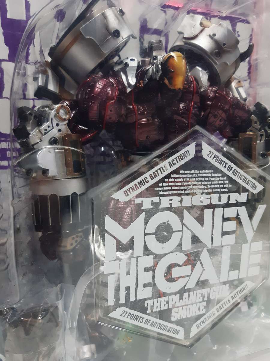 TRIGUN - MONEV THE GALE - THE PLANET GUN SMOKE FIGURINE