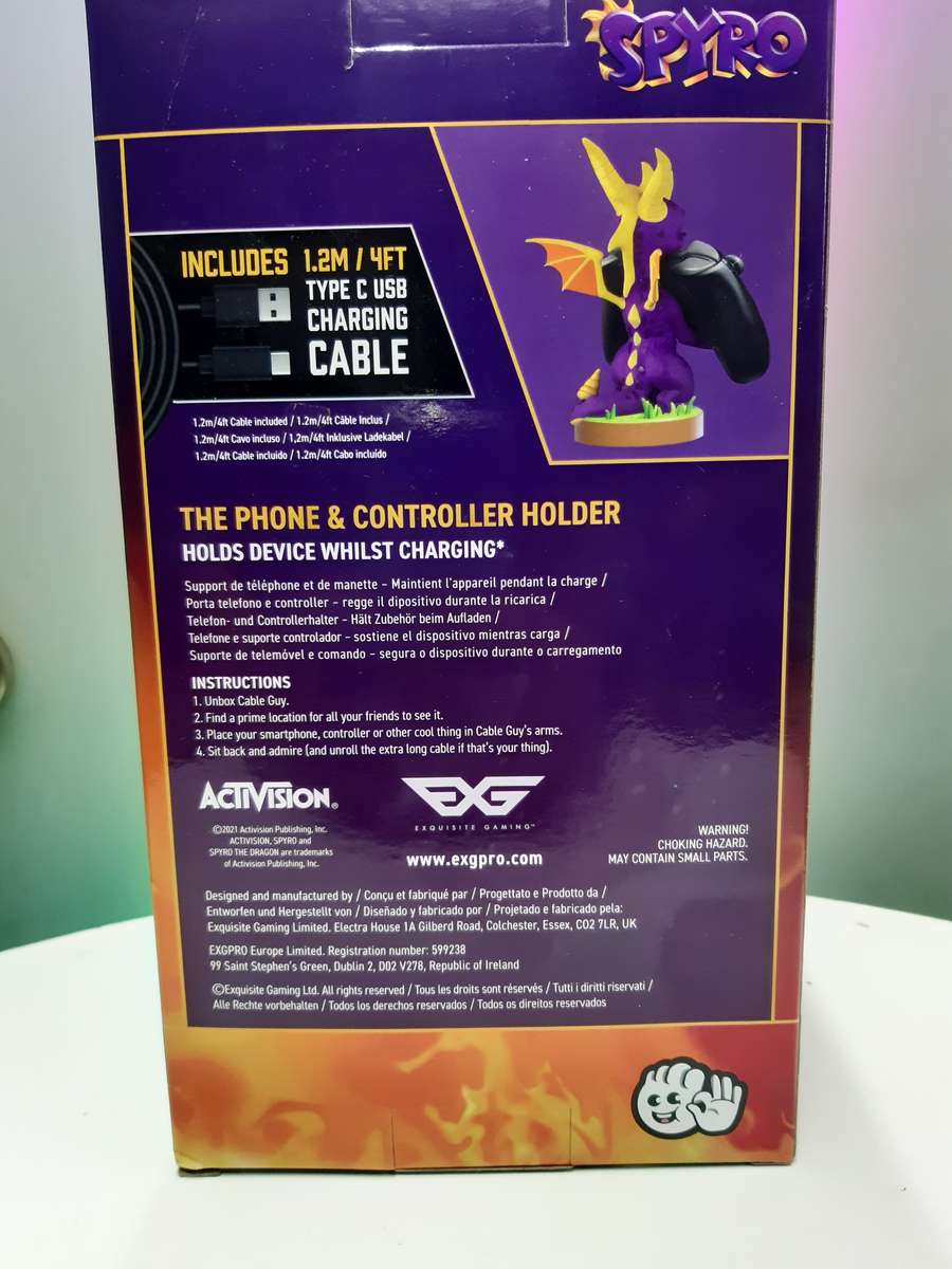 Spyro the Dragon (New) - Cable Guys Phone & Controller Holder