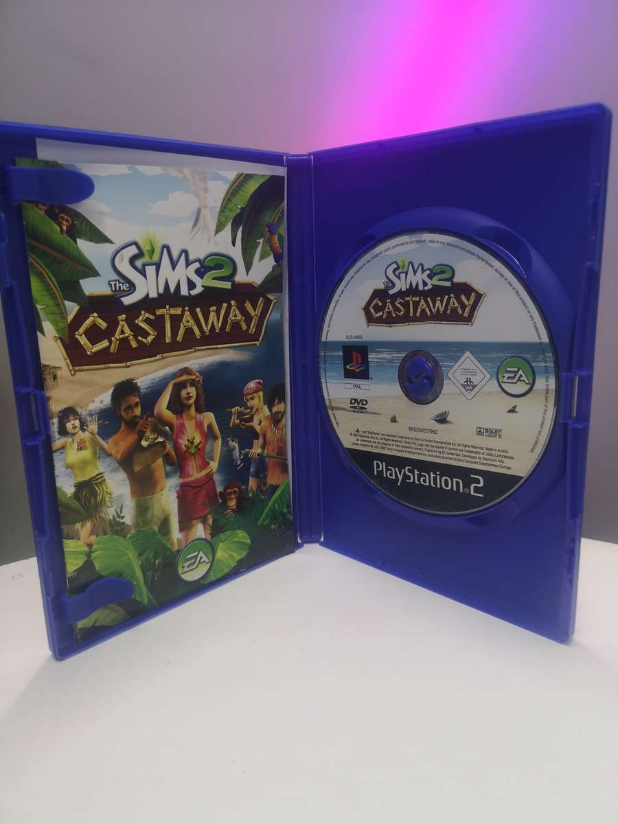 sims 2 cast away / PAL /PS2 / playstation 2 game