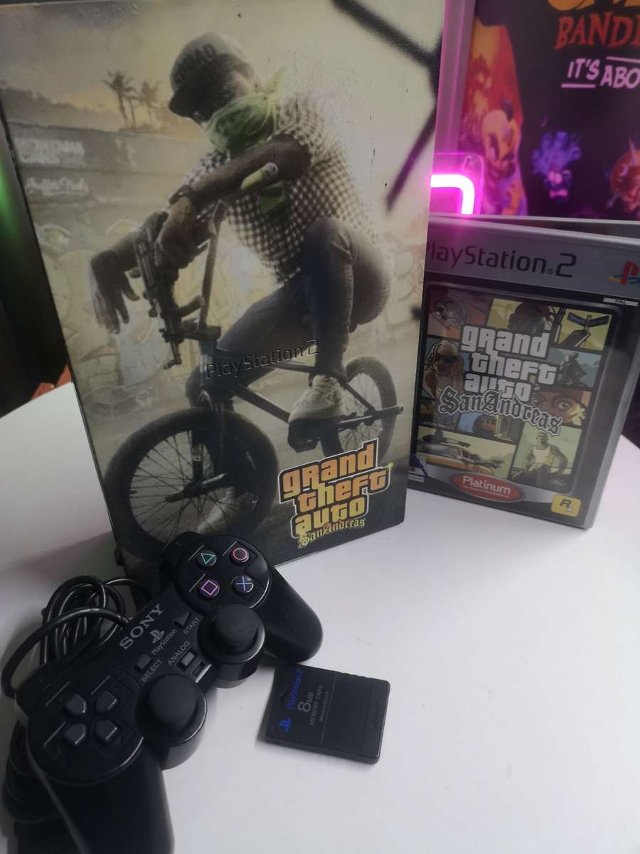 PlayStation 2 fat - San Andrea's console and game - collectors edition (Ps2)