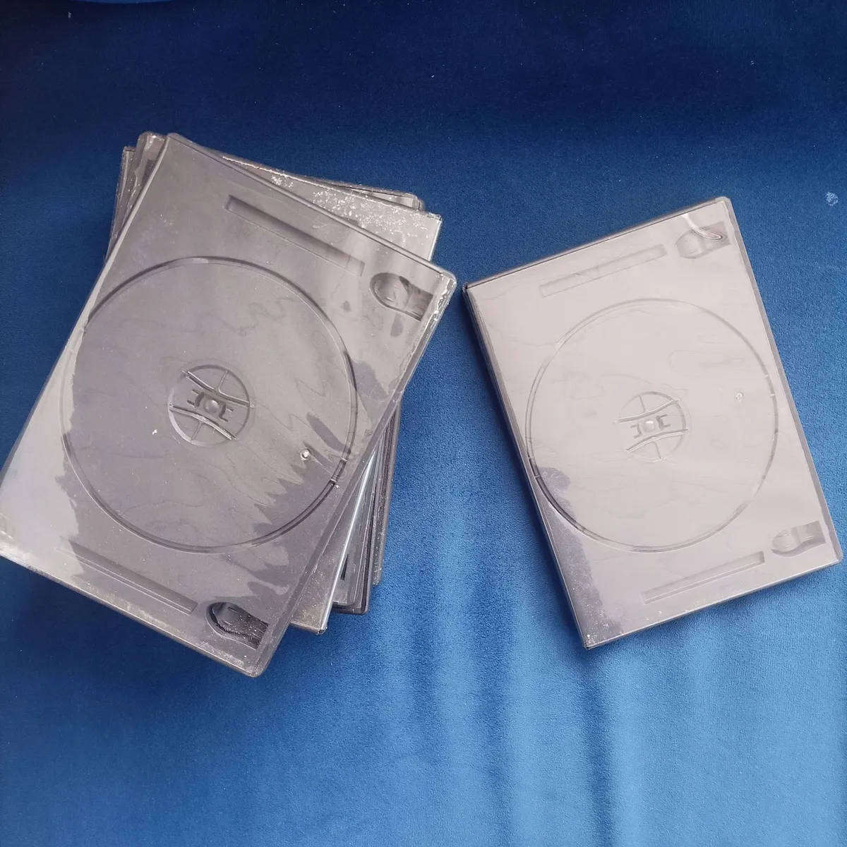 CD DVD Case Double Disc 14mm Black 5 Pack