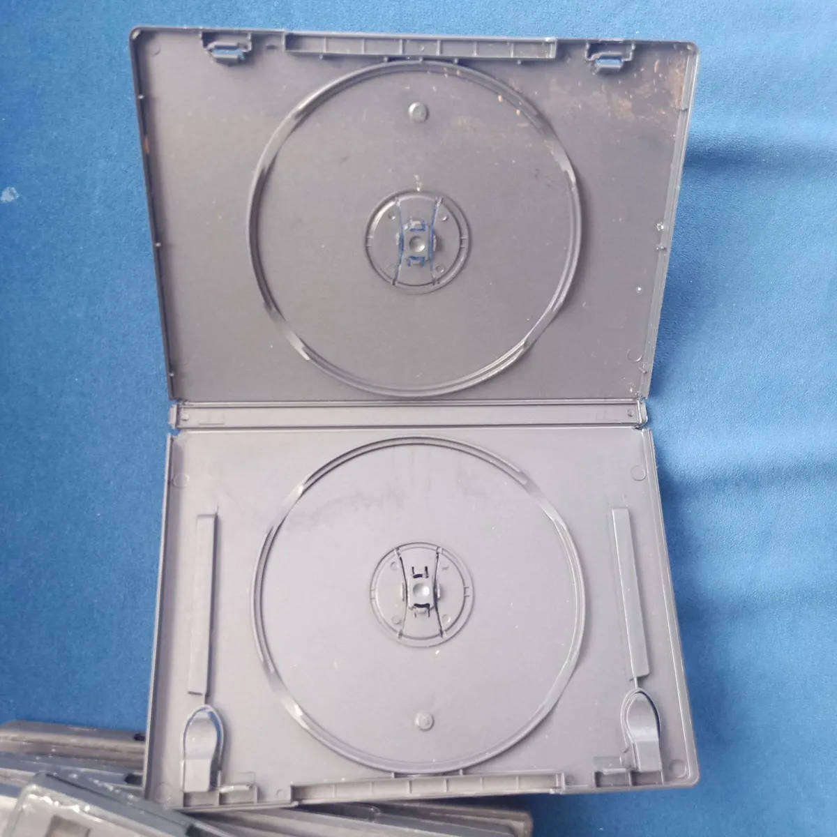 CD DVD Case Double Disc 14mm Black 5 Pack