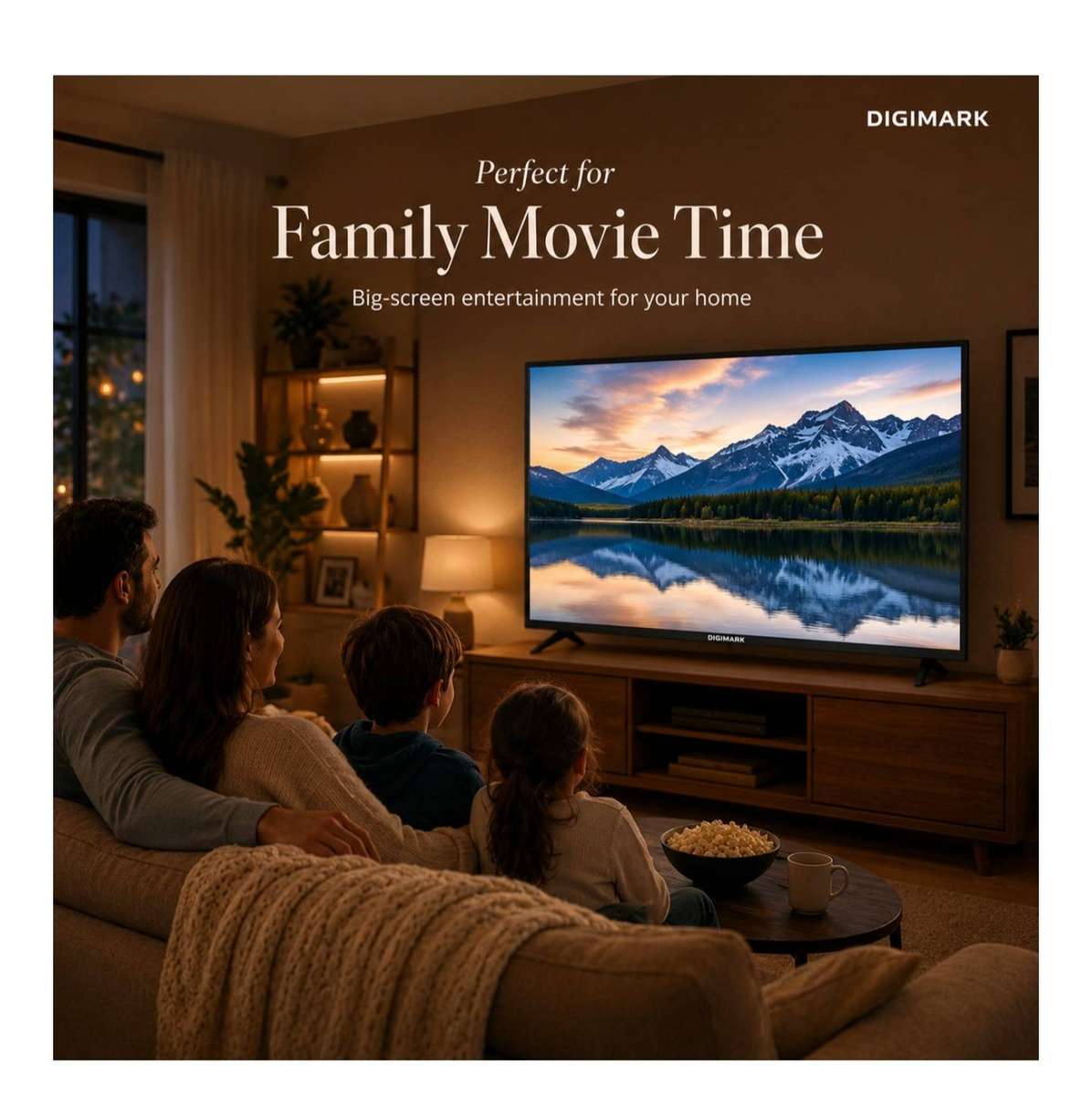 Digimark - 43" HD LED Smart TV with Wall Mount
