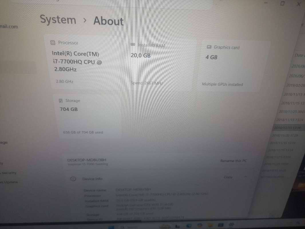 Dell Inspiron 15 7000 gaming laptop