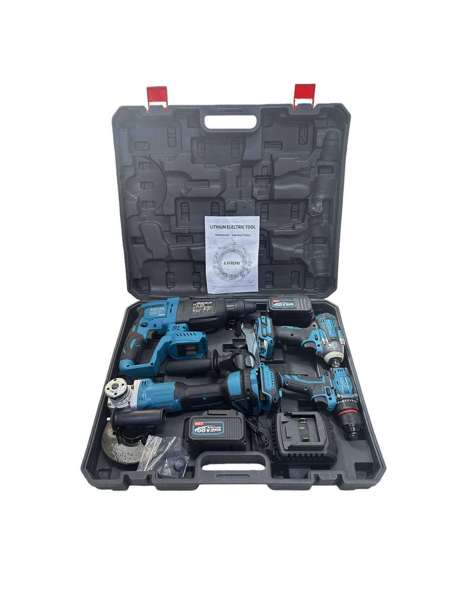 68V 4-in-1 High-Power Brushless Motor Power Tool Set