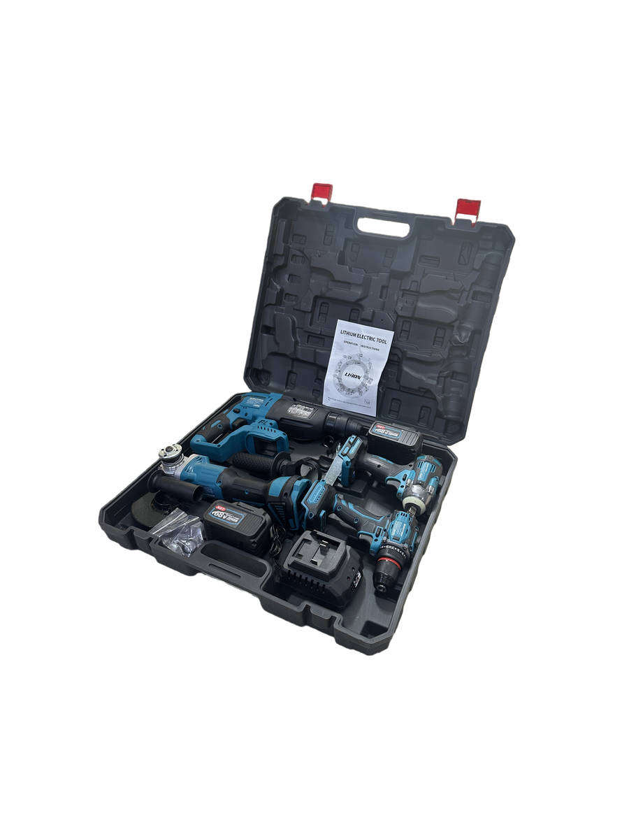 68V Cordless Lithium Power Tool Combo Kit 4in1