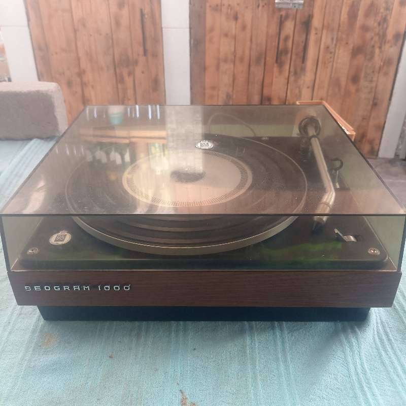 Vintage Bang & Olufsen Beogram 1000 & Beocord 1100 System with Philips Microphone