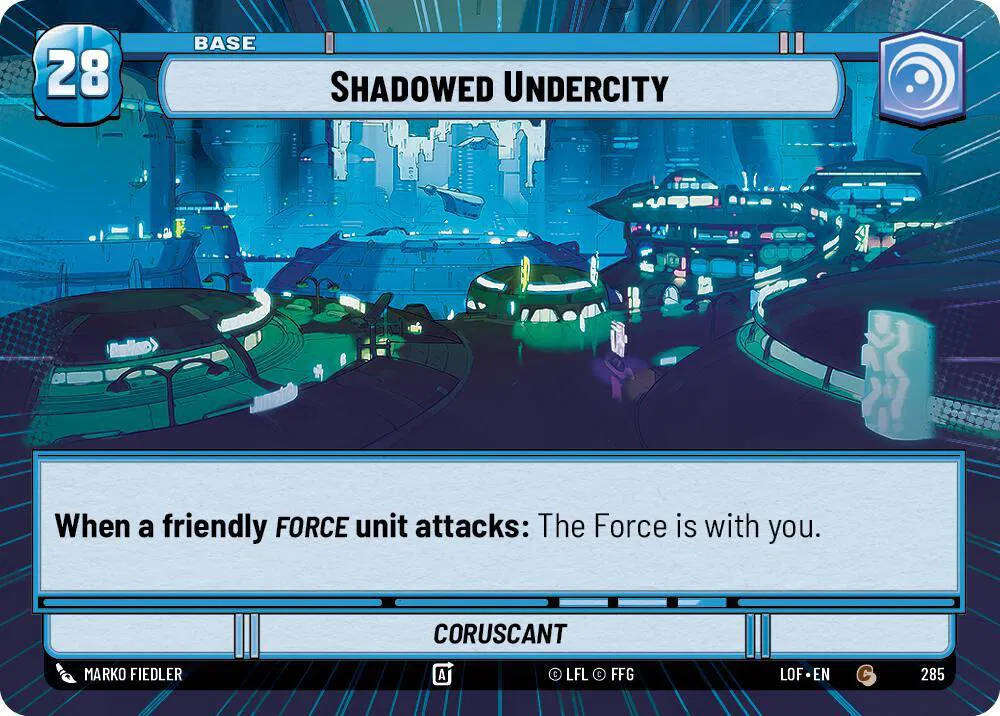 Shadowed Undercity (Hyperspace) Legends of the Force Common 285