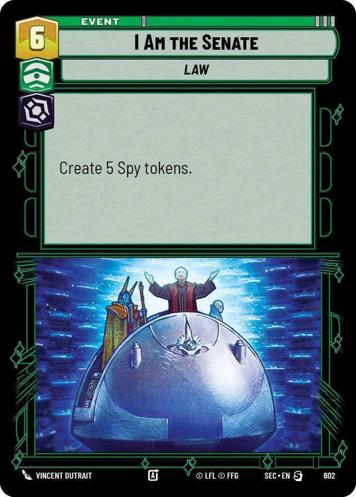 I Am the Senate (Foil) Secrets of Power Special 602