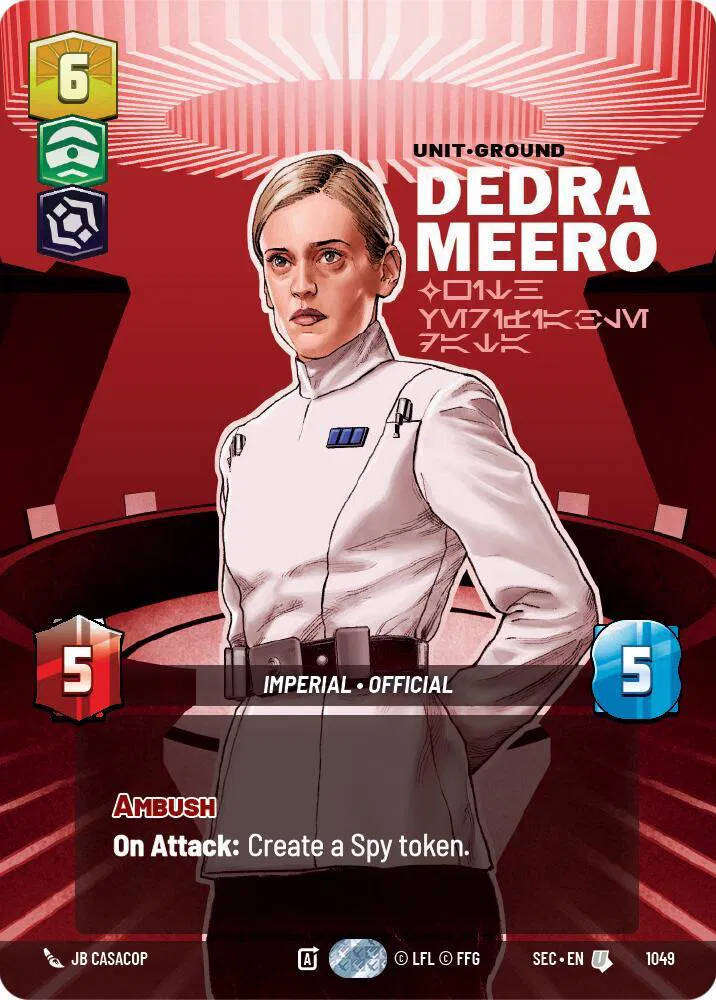 Dedra Meero - With Verifiable Data (Prestige) Secrets of Power Uncommon 1049