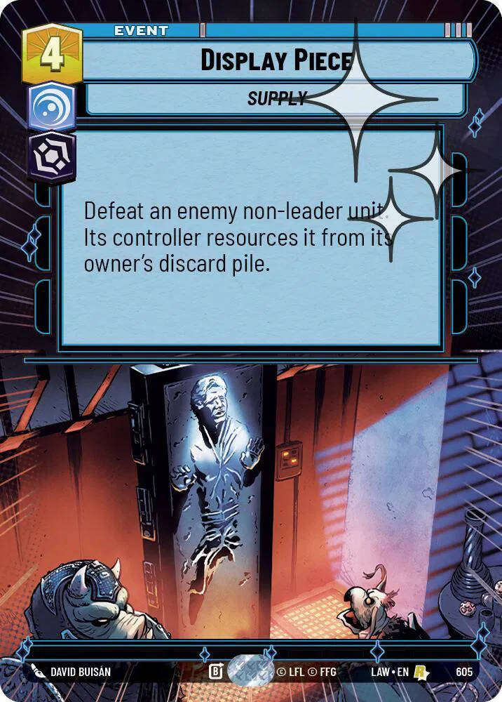Display Piece (Hyperspace Foil) A Lawless Time Rare 605