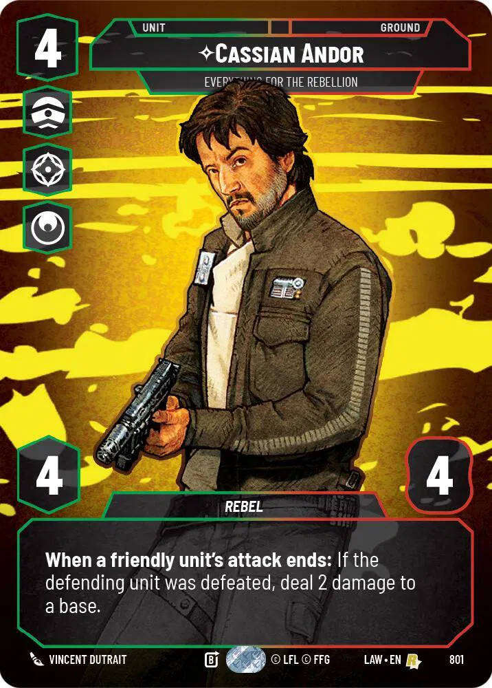 Cassian Andor - Everything for the Rebellion (Prestige) A Lawless Time Rare 801