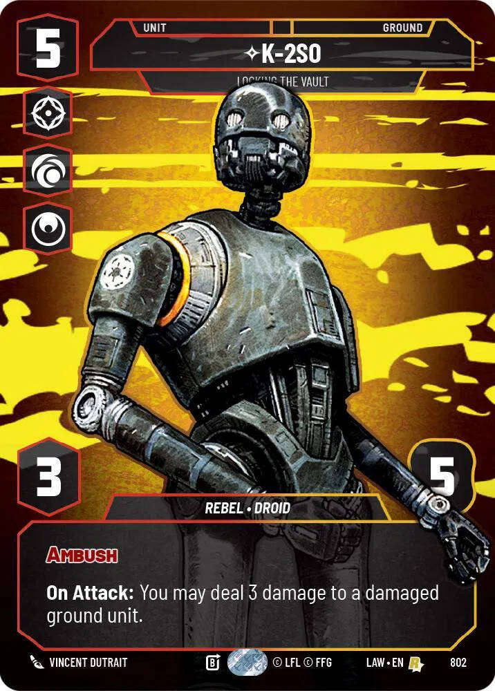 K-2S0 - Locking the Vault (Prestige) A Lawless Time Rare 802
