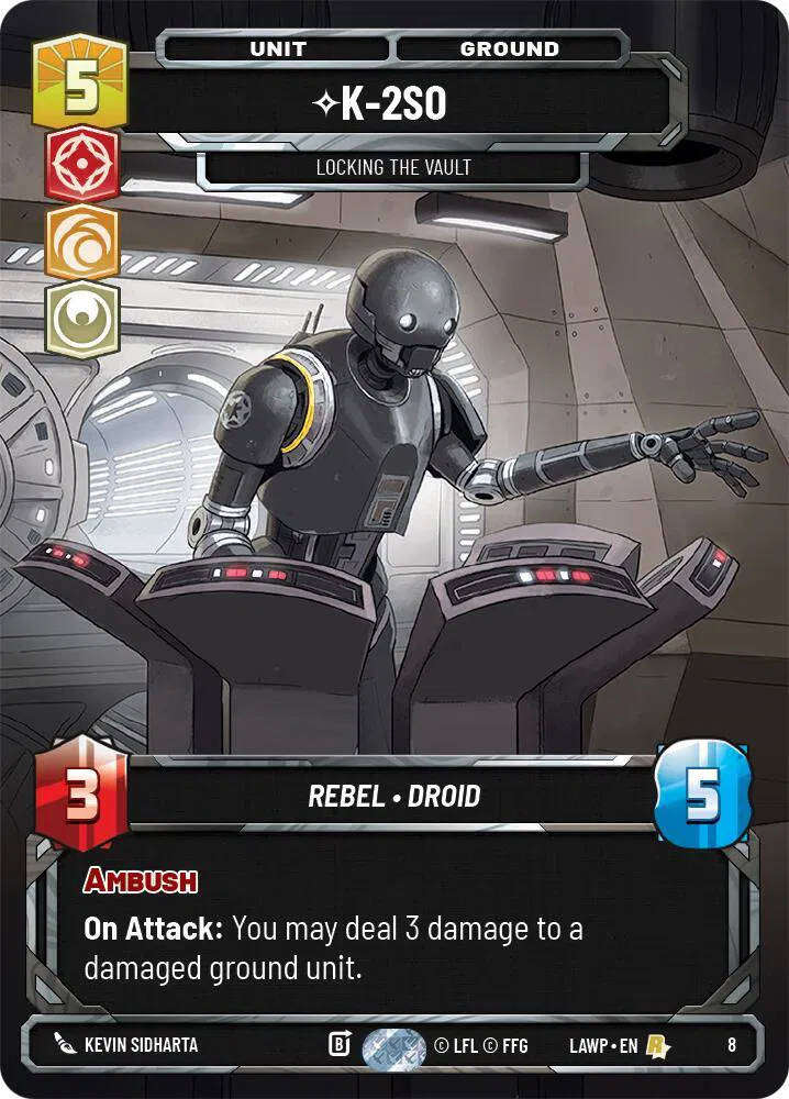 K-2S0 - Locking the Vault A Lawless Time - Weekly Play Promos Rare 8