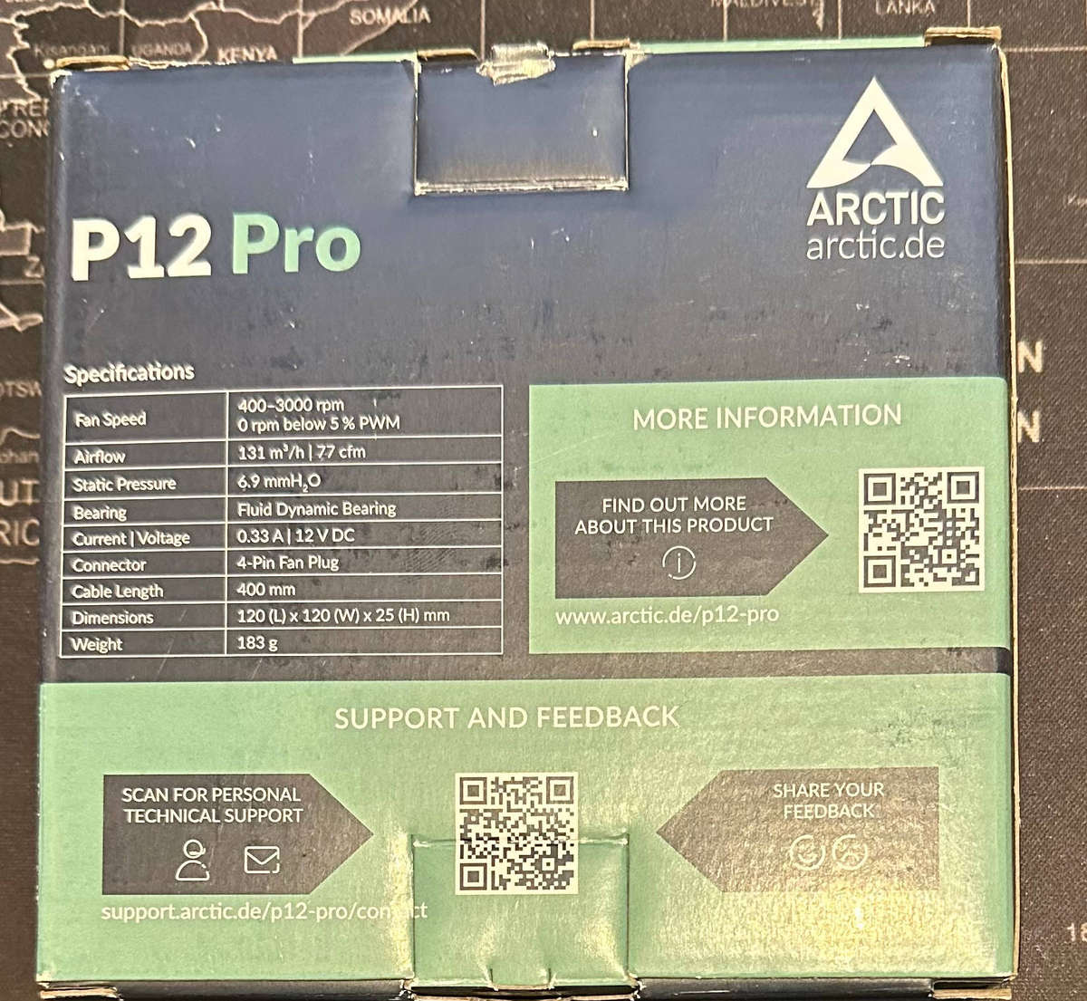 GENUINE Arctic P12 Pro 120mm PWM Fan