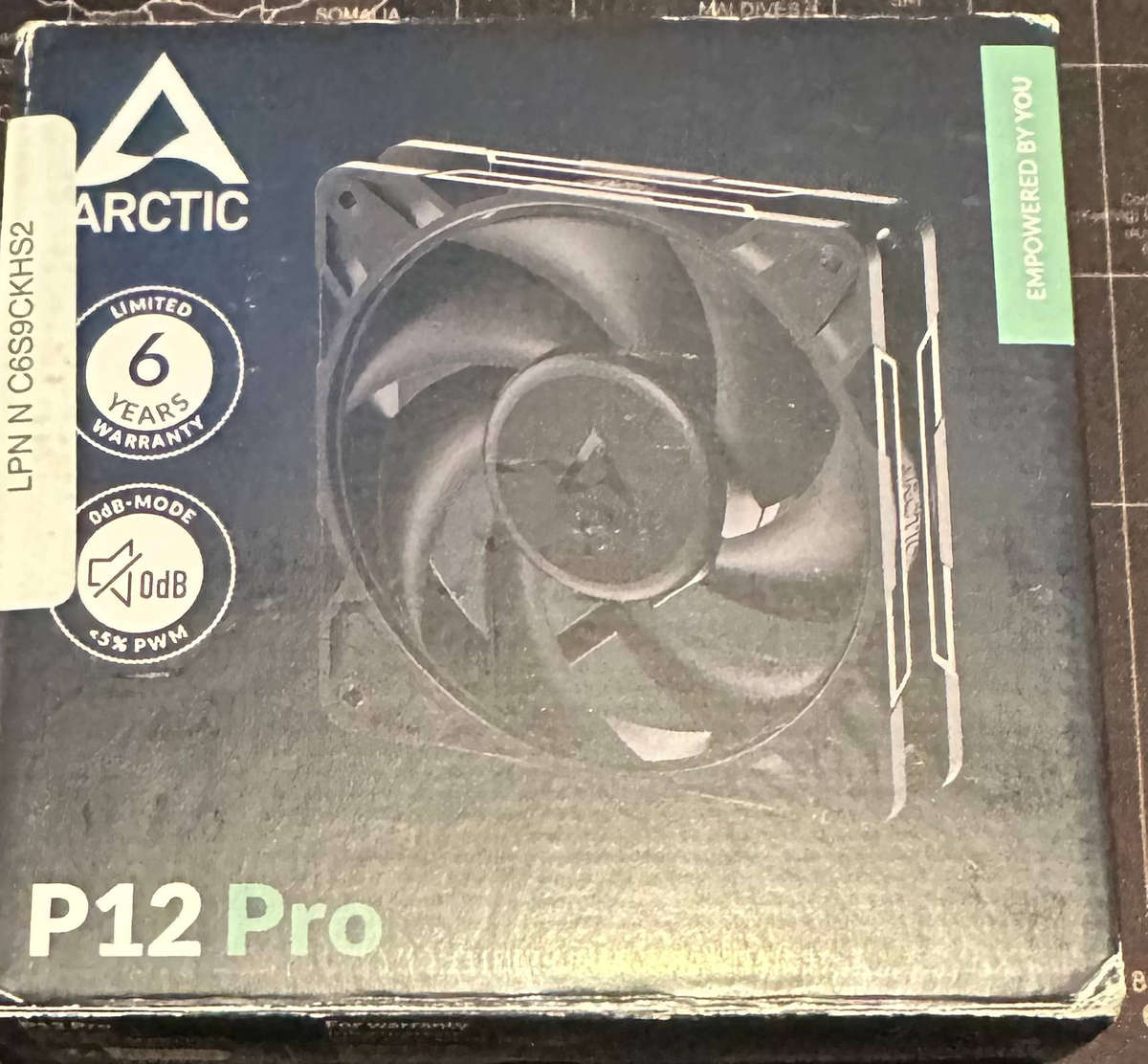 GENUINE Arctic P12 Pro 120mm PWM Fan