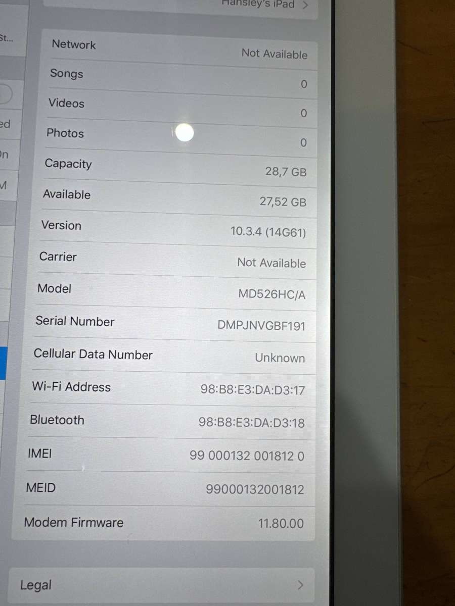 Apple iPad 4th Generation 16GB Wi-Fi Tablet - Secondhand