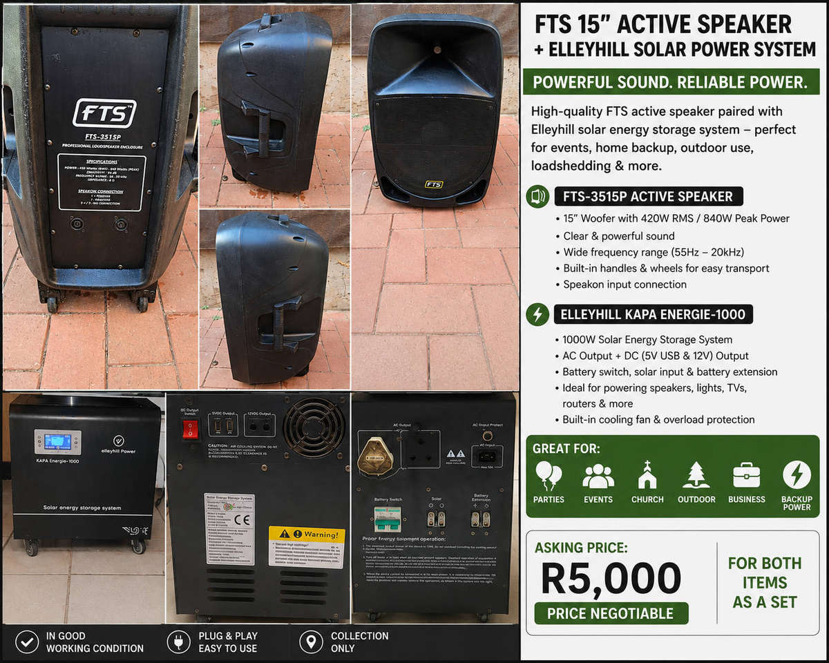 Professional Sound Speaker and Mobile Solar inverter
