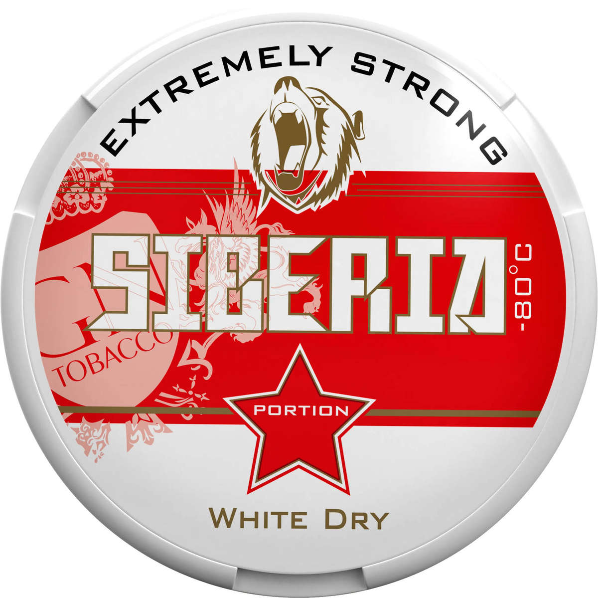 Snus Siberia Red - Slim White Dry 43mg\g