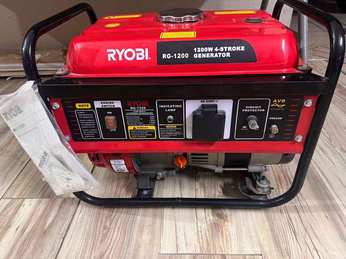 Ryobi RG-1200 1200W 4-Stroke Generator