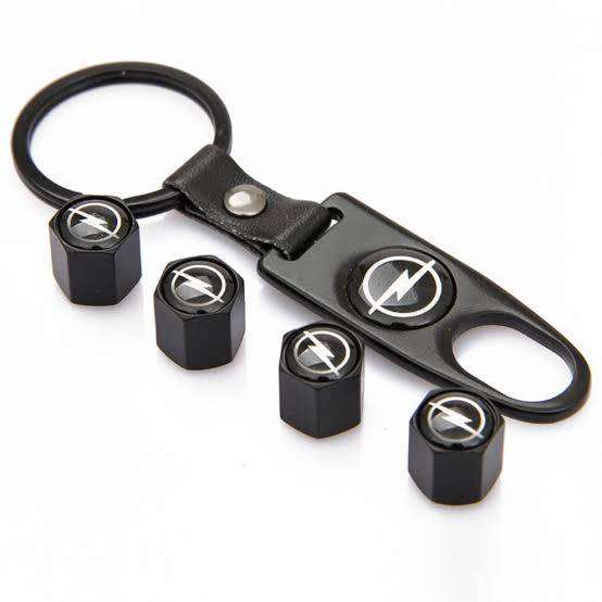 Opel - Tire Valve Caps + Keyholder