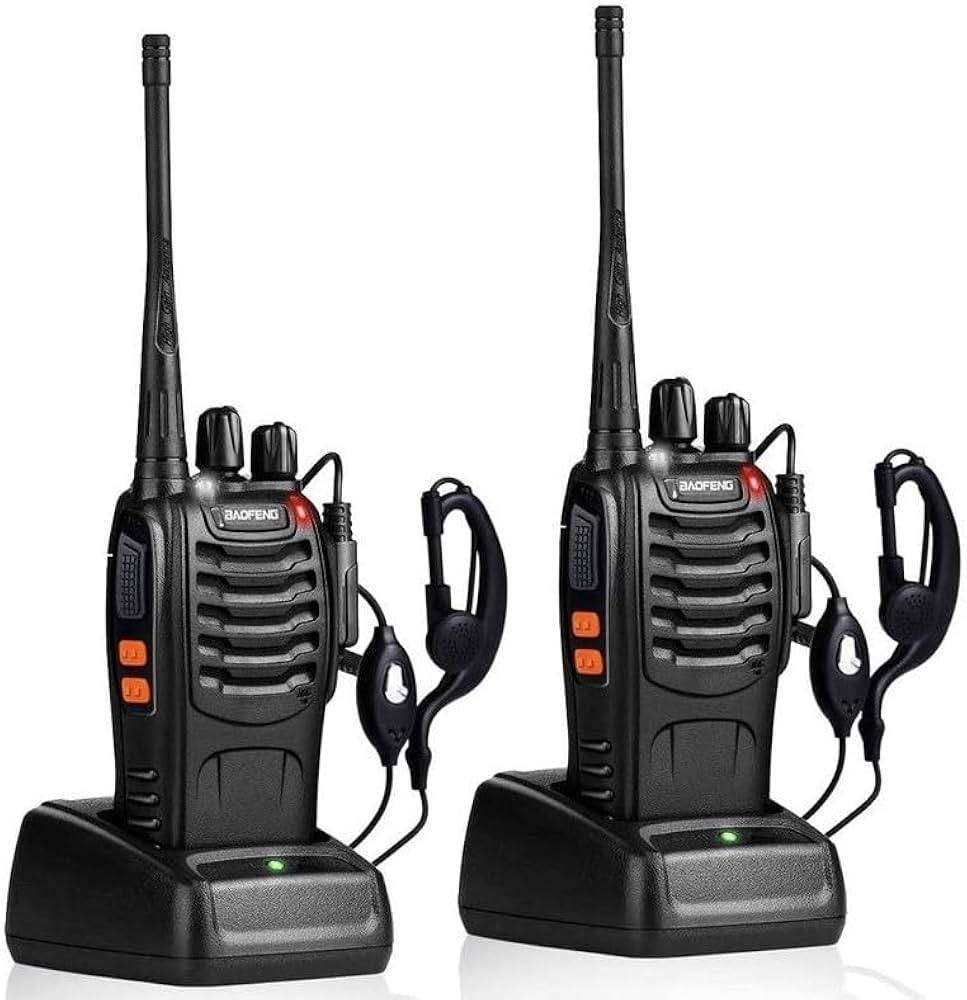 SET OF 2 - Baofeng BF-888s 2-Way Radio / Walkie Talkie