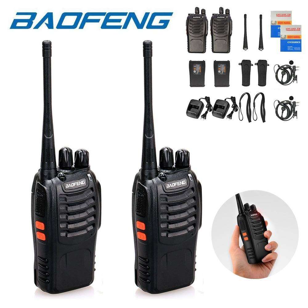 SET OF 2 - Baofeng BF-888s 2-Way Radio / Walkie Talkie