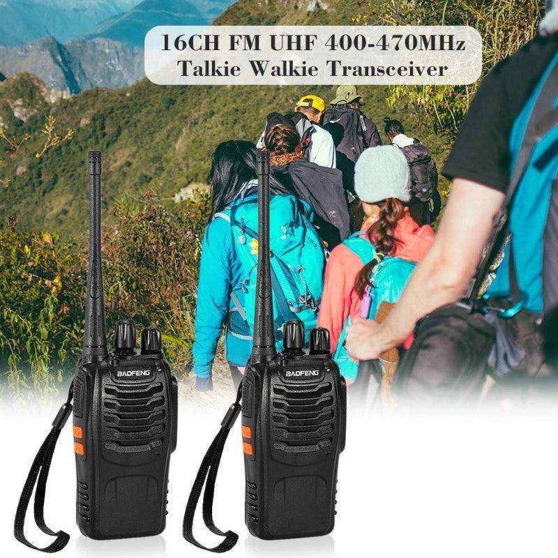 SET OF 2 - Baofeng BF-888s 2-Way Radio / Walkie Talkie