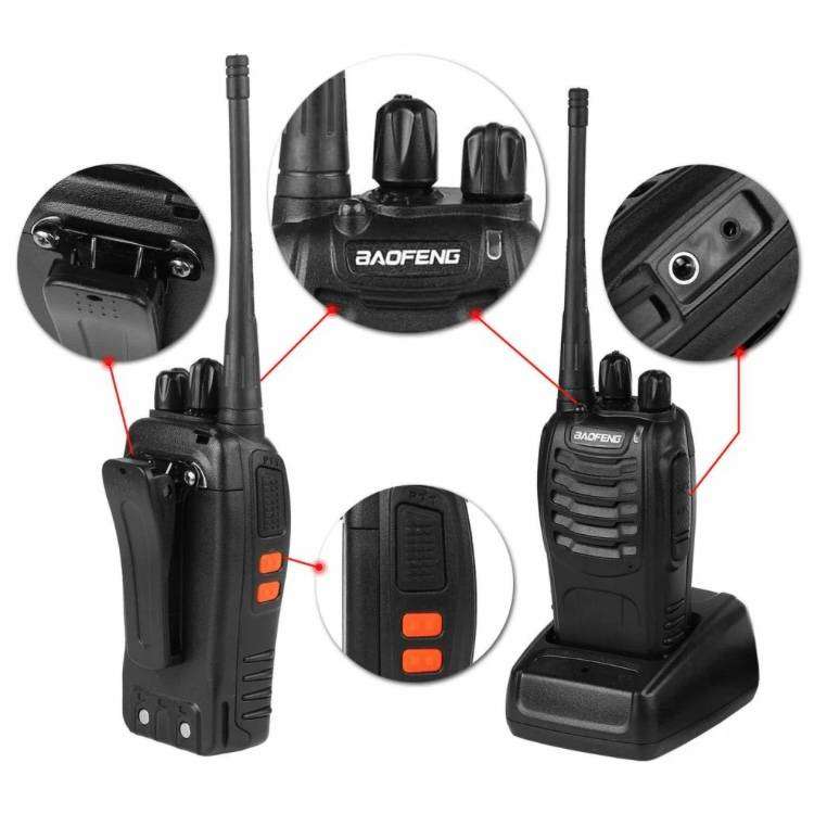 SET OF 2 - Baofeng BF-888s 2-Way Radio / Walkie Talkie