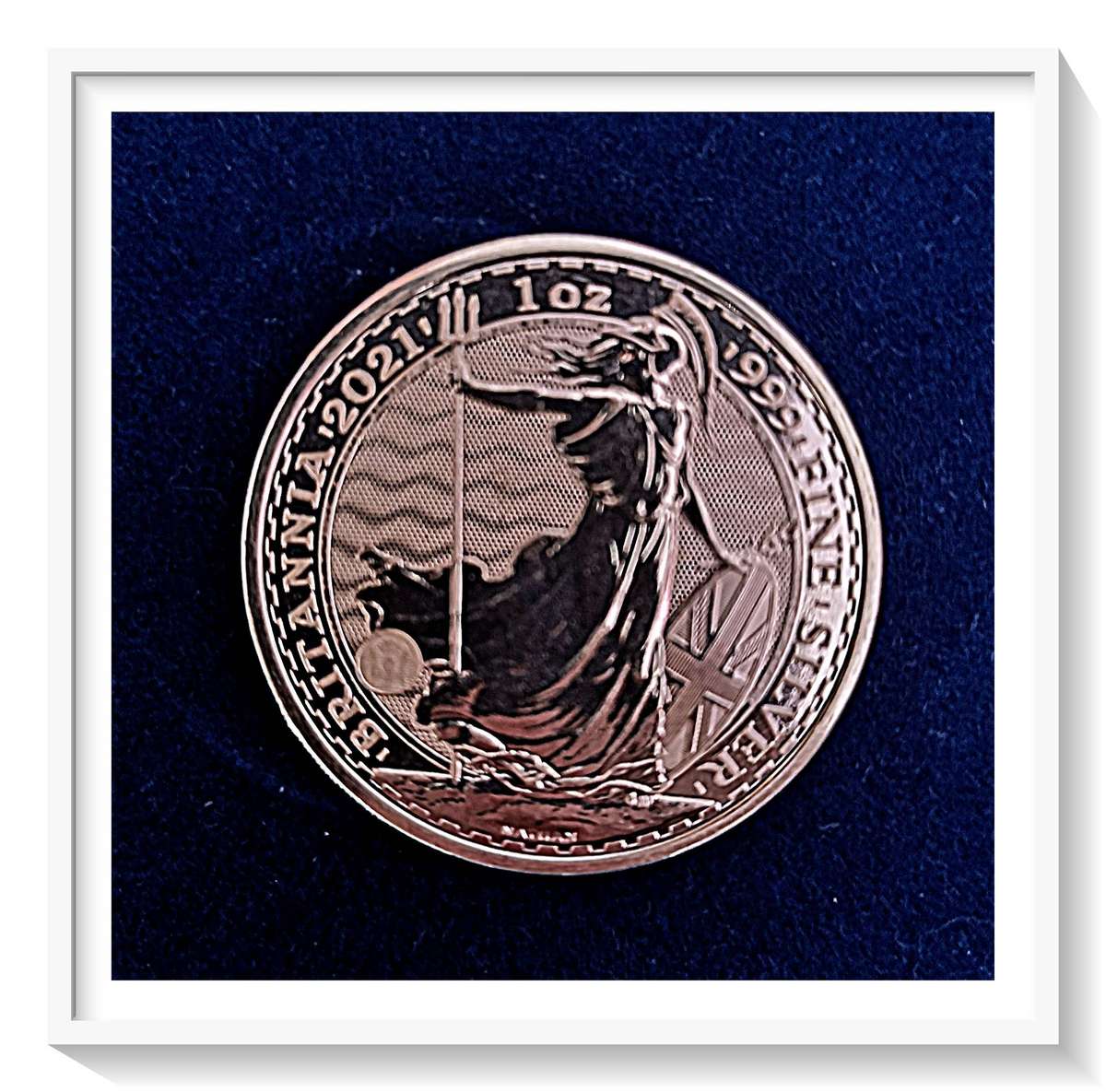 BRITANNIA 1oz Fine Silver 999 - 2021 Minted - Beautiful Uncirculated Bullion Coin