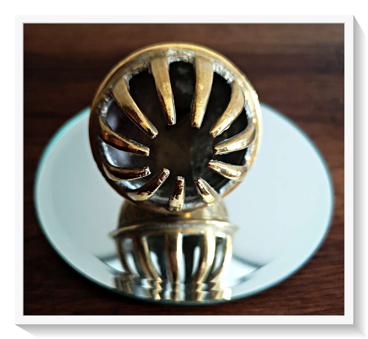 Brass Elephant Bell - Gorgeous with all Tusks in Place - Needs a tiny bell can easily be fitted***