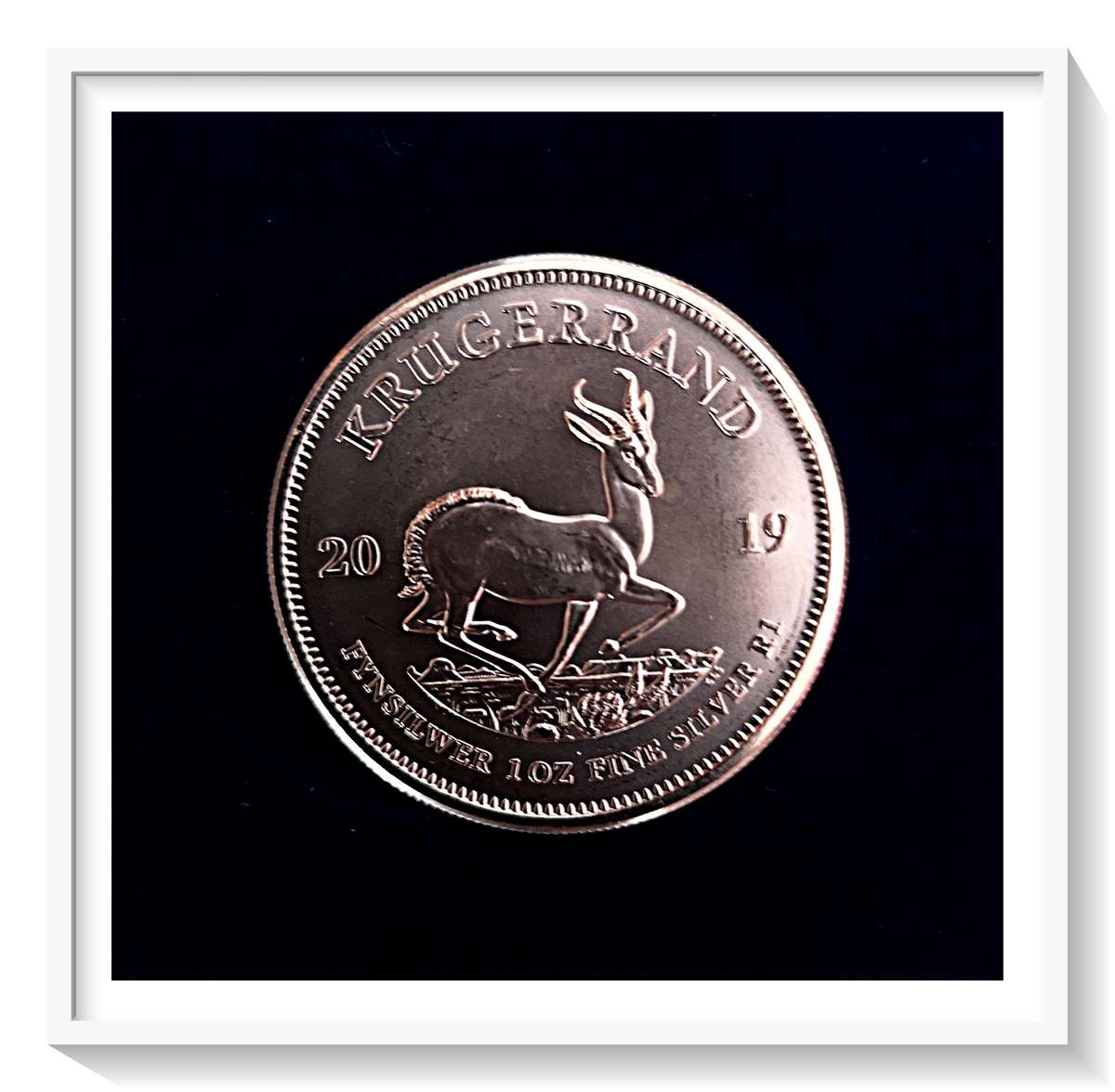 Kruger Rand 2019 - 1oz 999 Fine Silver - Uncirculated Proof-like - Bullion Silver Coin