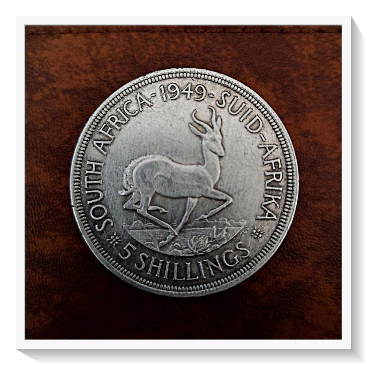 Large 5 Shillings Coin - 1949 - 80 Percent Silver Coin - Lucrative Investment Coin ***