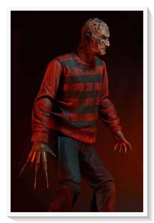 NECA Reel Toys - 30th Anniversary Ultimate Freddy Kruger - Box Dimensions 230mm by 160mm - Horror*
