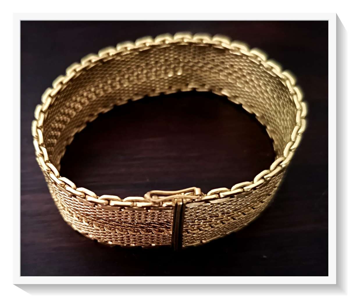 Rolled Gold Bracelet - Genuine Vintage - In Unbelievably Stunning Condition 20cm by 2cm