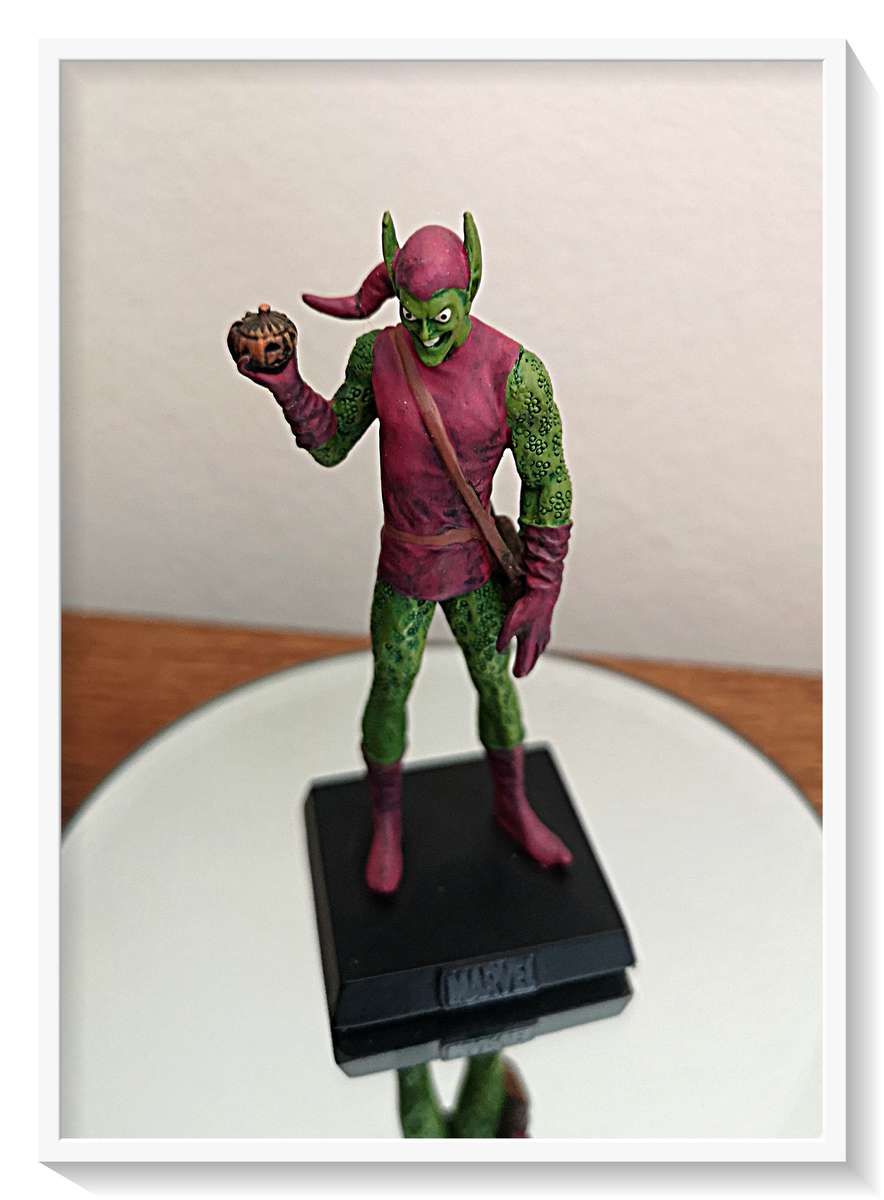 The Green Goblin - Solid Lead MARVEL Figurine - Hand-Painted Enamel - 2005 - ABD - In Box / Like New