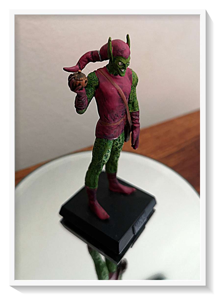 The Green Goblin - Solid Lead MARVEL Figurine - Hand-Painted Enamel - 2005 - ABD - In Box / Like New
