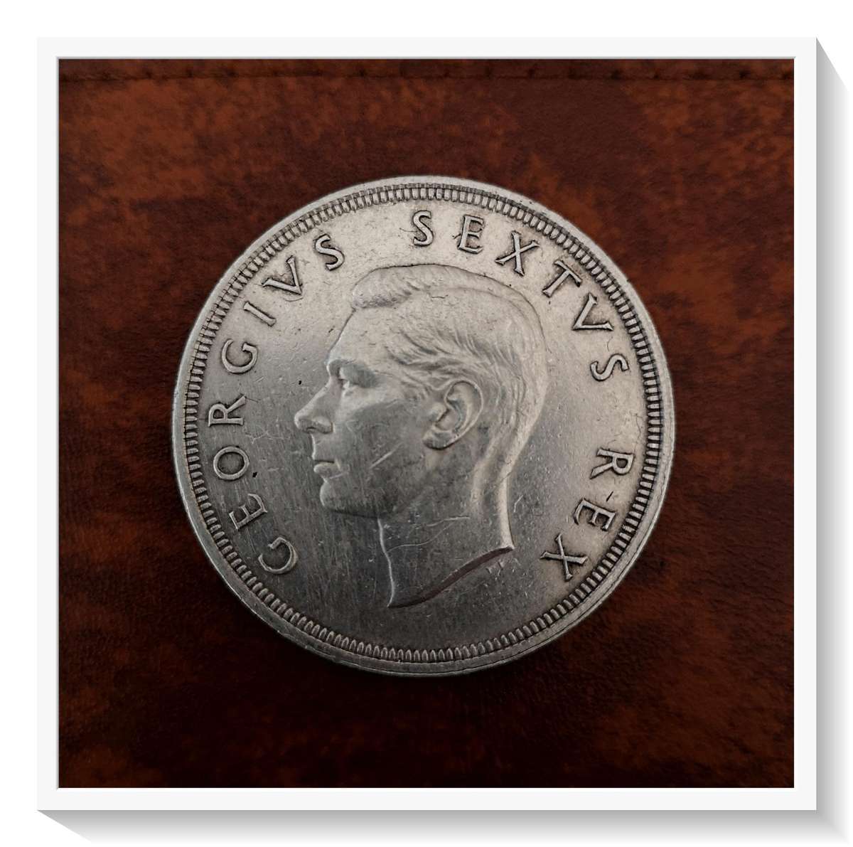 South Africa 5 Shillings Coin - 1947 - 80 Percent Silver Coin - Lucrative Investment Coin