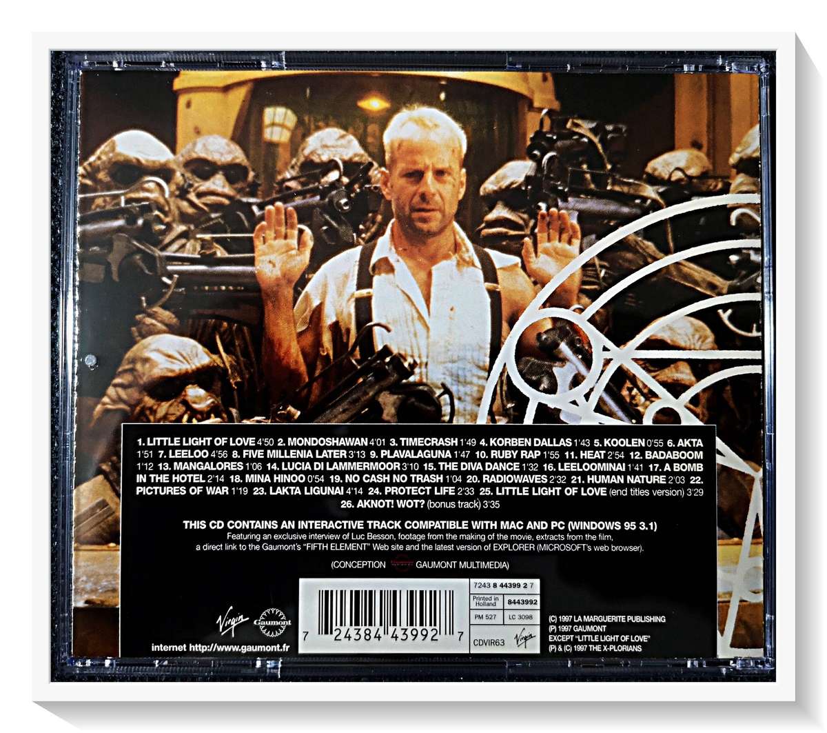 The Fifth Element - Soundtrack - Eric Serra - Virgin Records - 1997 - Interactive Disc - Excellent