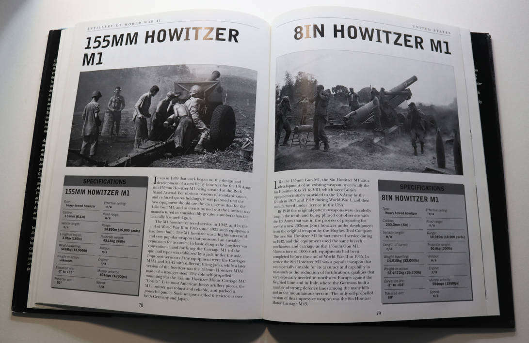 Artillery Of World War Two by Chris Chant 1st Edition Hardcover Book