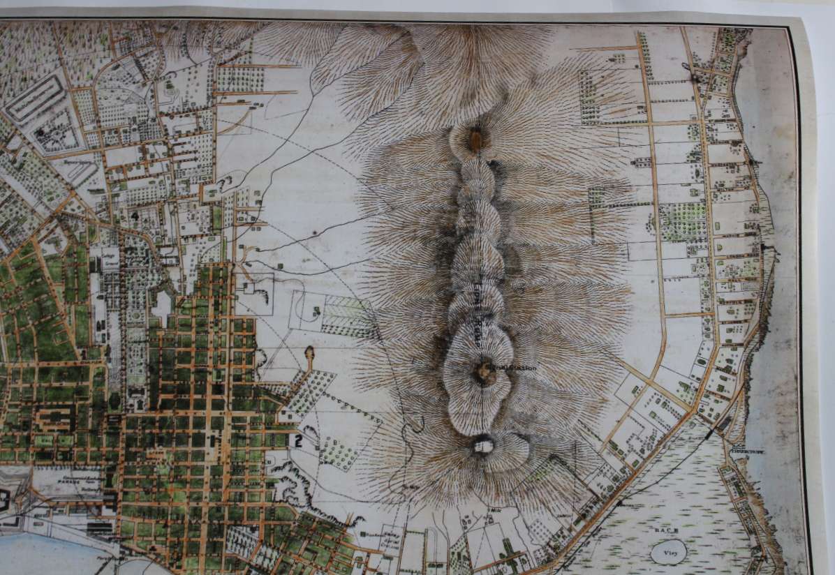 Map Of Cape Town 1884, Revised, Glossy Photo Paper Print