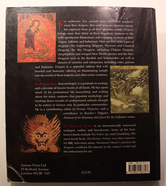 Dragons A Natural History by Dr Karl Shuker Softcover Book