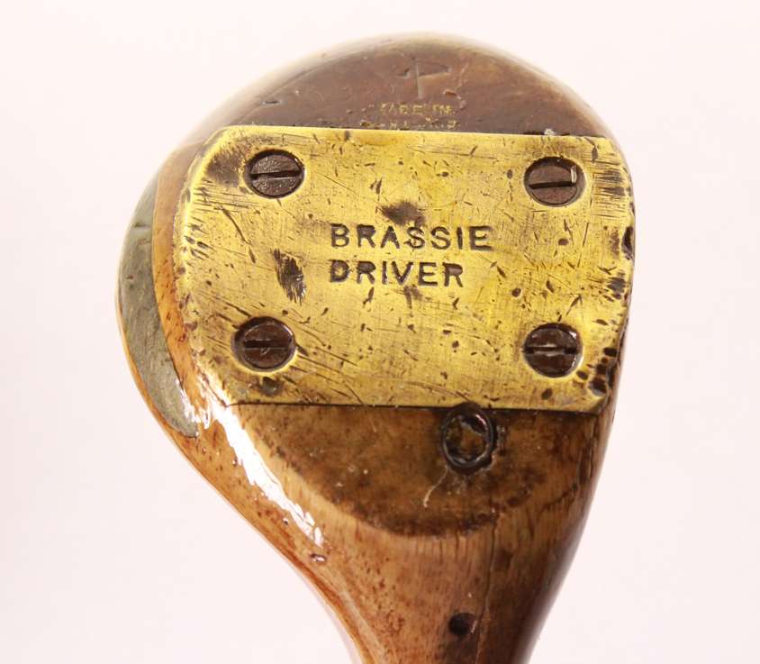 Vintage Forgan's Sir Galahad Brassie Driver Mens RH Wood Golf Club