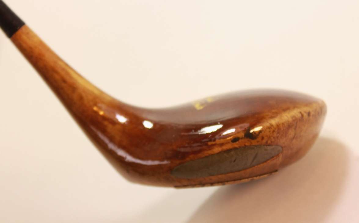 Vintage Forgan's Sir Galahad Brassie Driver Mens RH Wood Golf Club