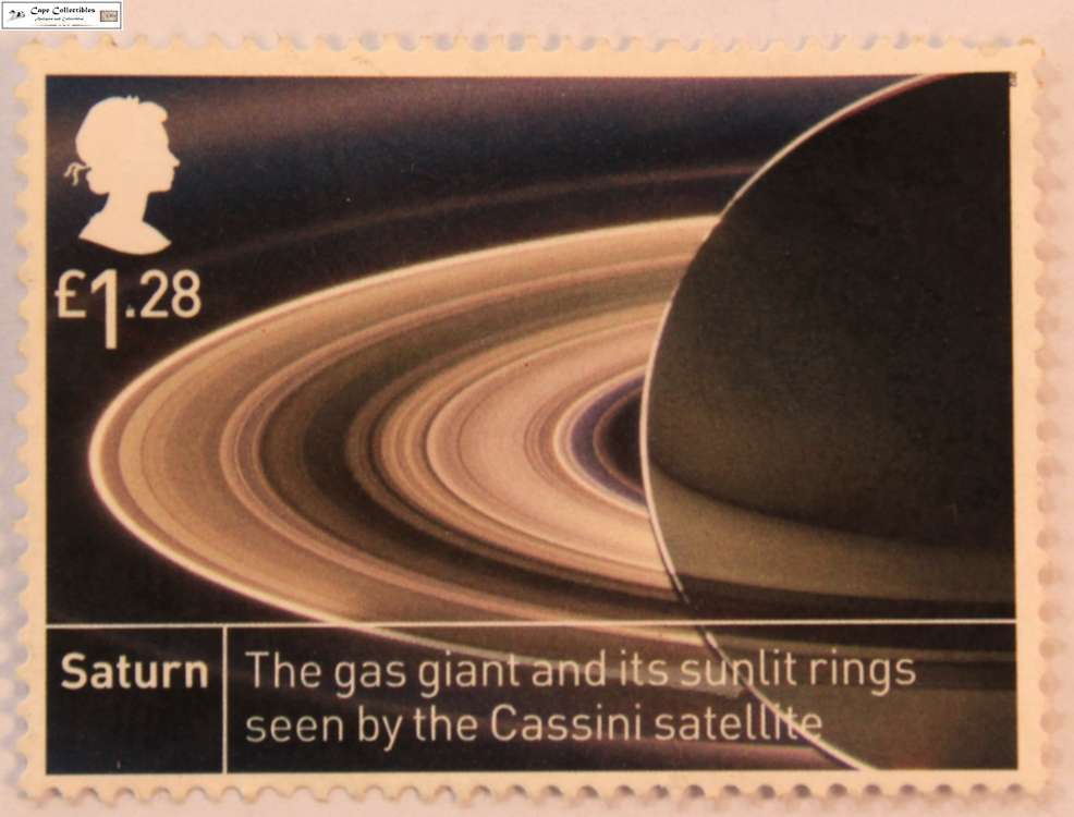 Great Britain 1 Pound 28 Pence 2012 Saturn Stamp (Scott 3117)
