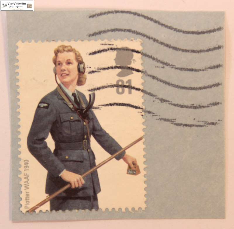 Great Britain 81 Pence 2008 RAF Uniforms 1940 WAAF Plotter Stamp (Scott 2598)
